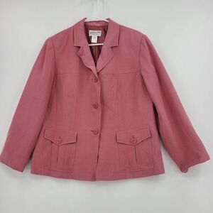 Pendleton Blazer Silk and Linen Size 12